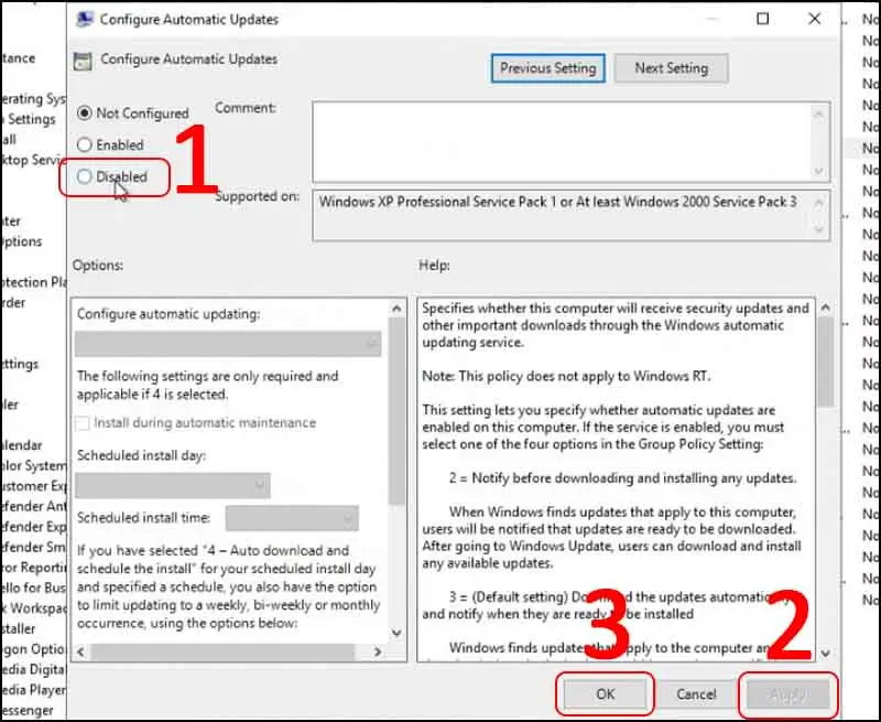 Dùng Group Policy Editor